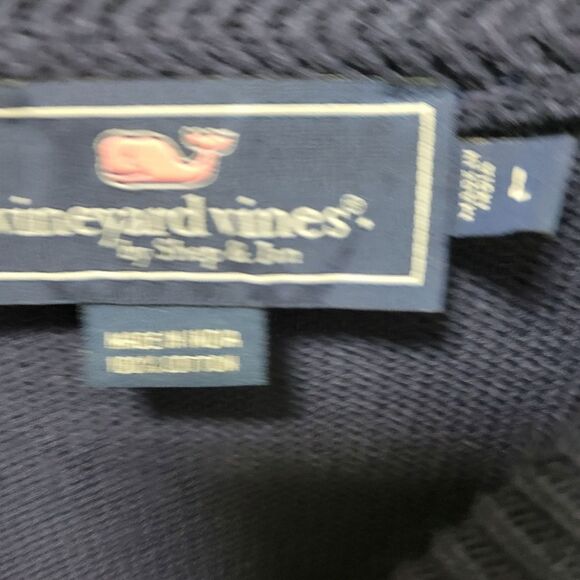 Vineyard Vines Sweater Mens  Classic Fit Fair Isle Crewneck Long Sleeve L Cotton - Picture 3 of 4